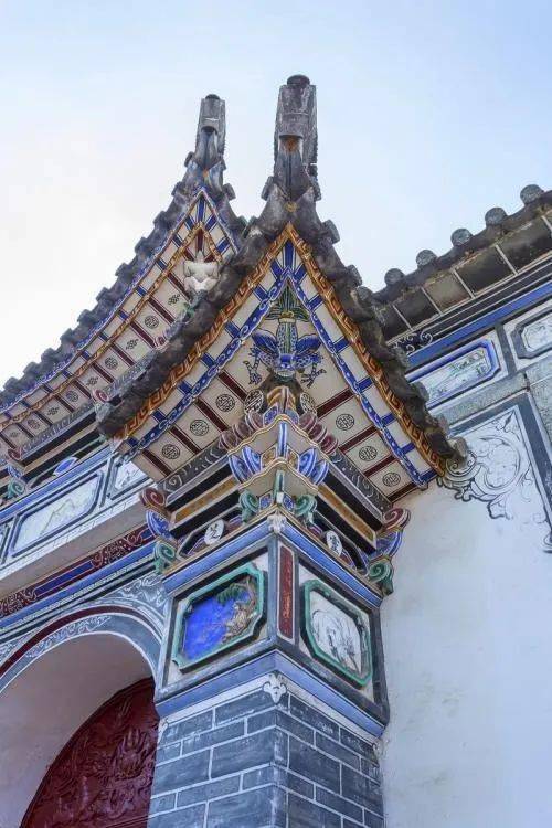 民族艺术|白族民居彩绘_装饰