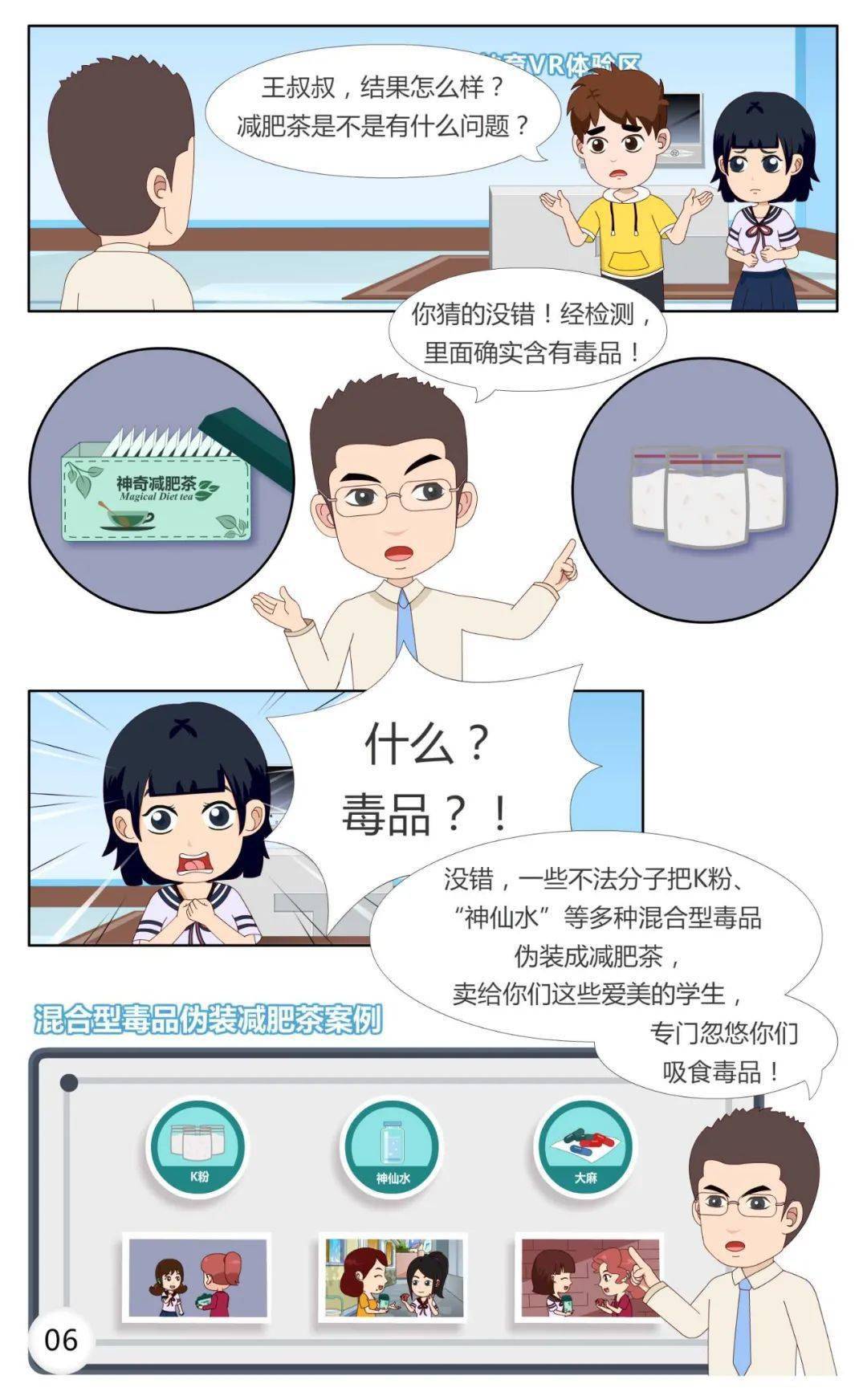 吸毒前后的对比漫画图片