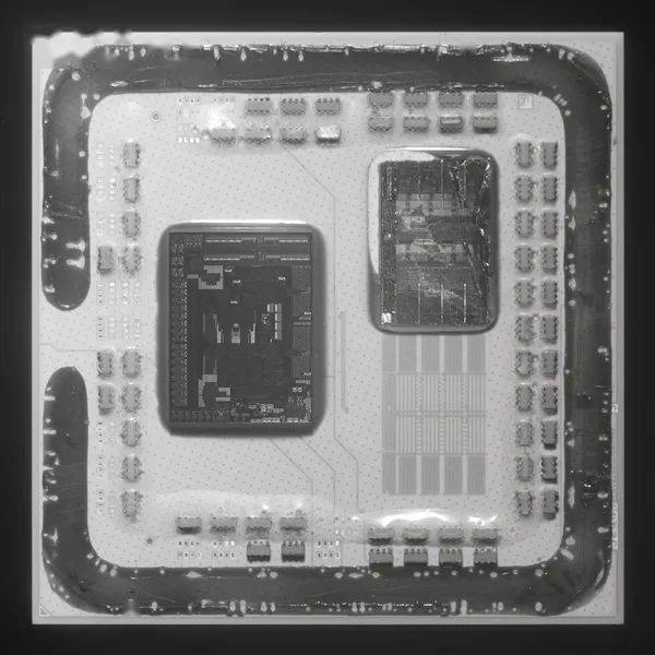 显微镜下的芯片设计堪称艺术品amd竟是中国制造