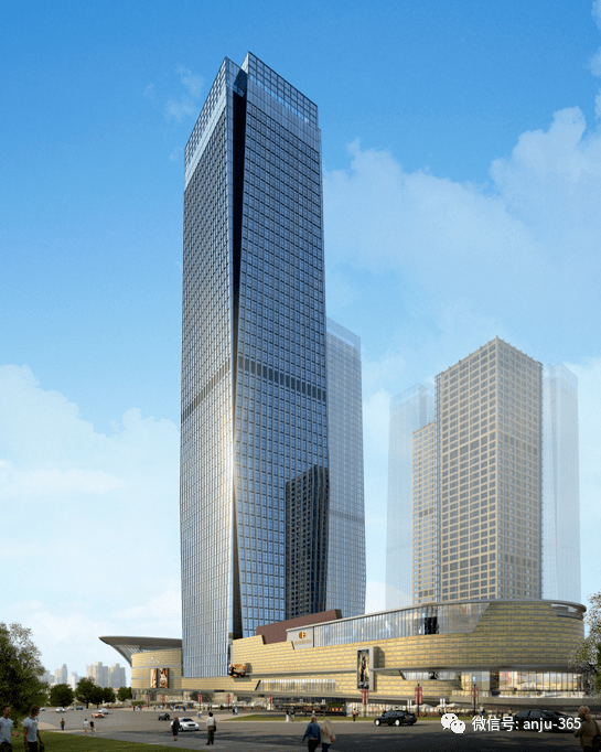 喜贺!宝能中心1-02栋超高层写字楼主体钢结构安装完成