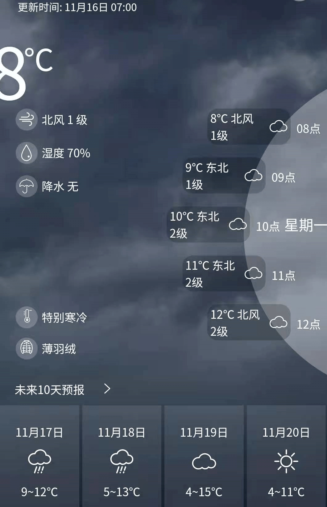 注意啦降雨降溫天氣陰冷記得添衣你家裡暖和了嗎