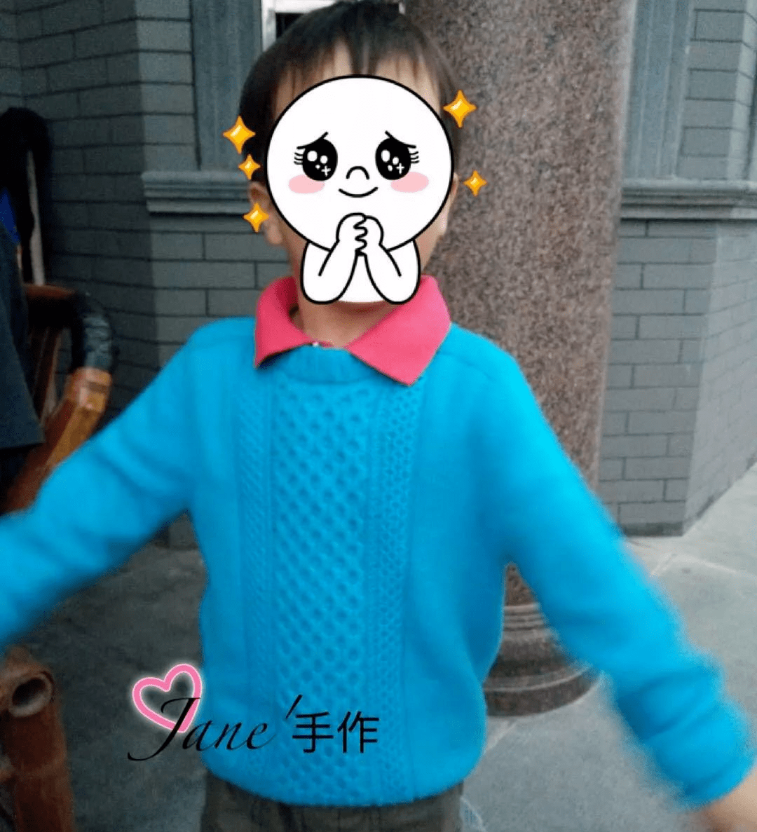 从上往下织儿童棒针马鞍肩羊绒毛衣(详细教程)_手机搜狐网