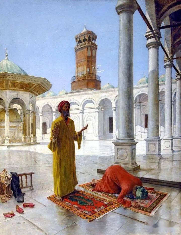 阿拉伯风情油画难得一见