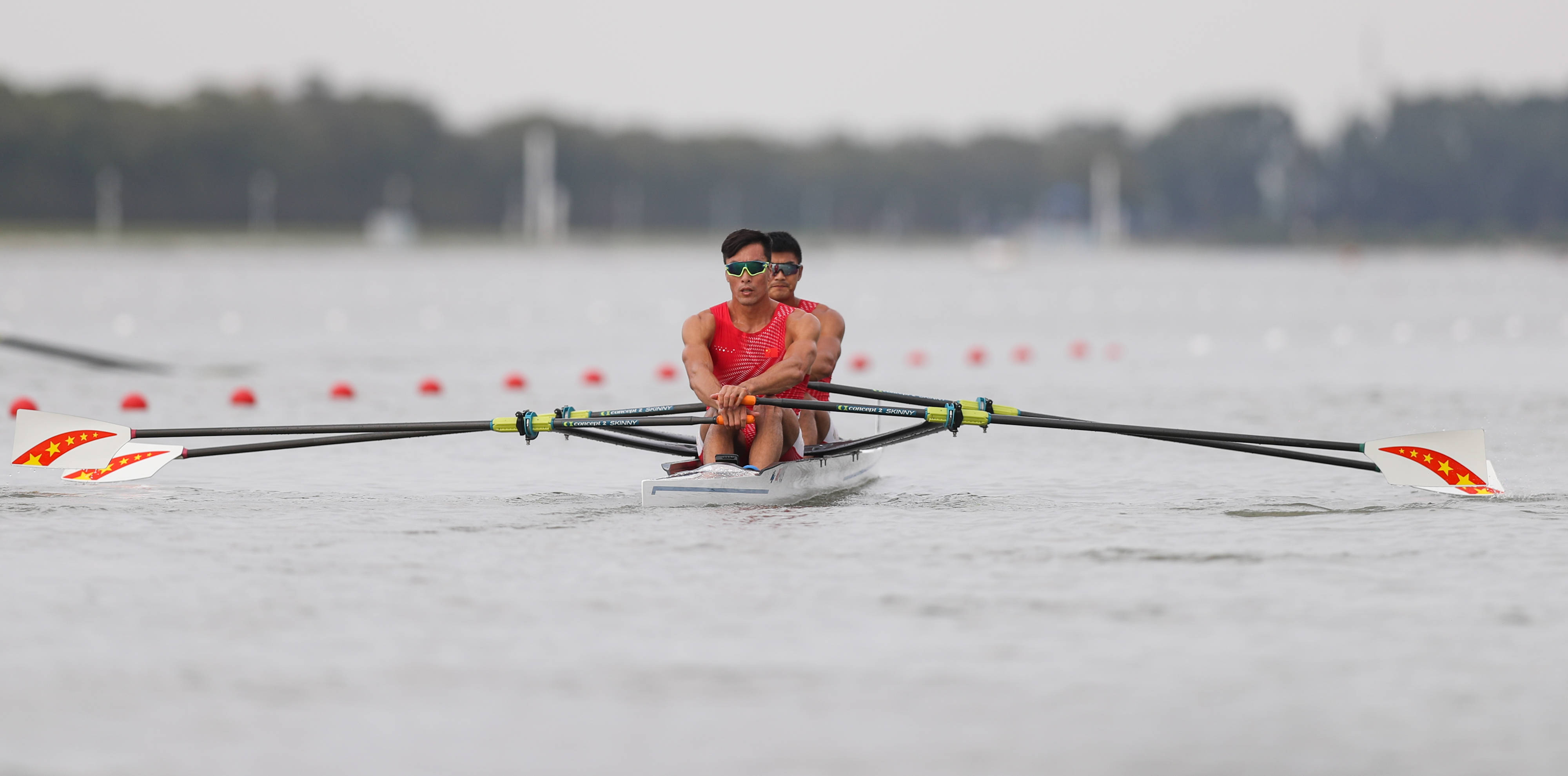 赛艇——全国锦标赛:男子双人双桨半决赛赛况