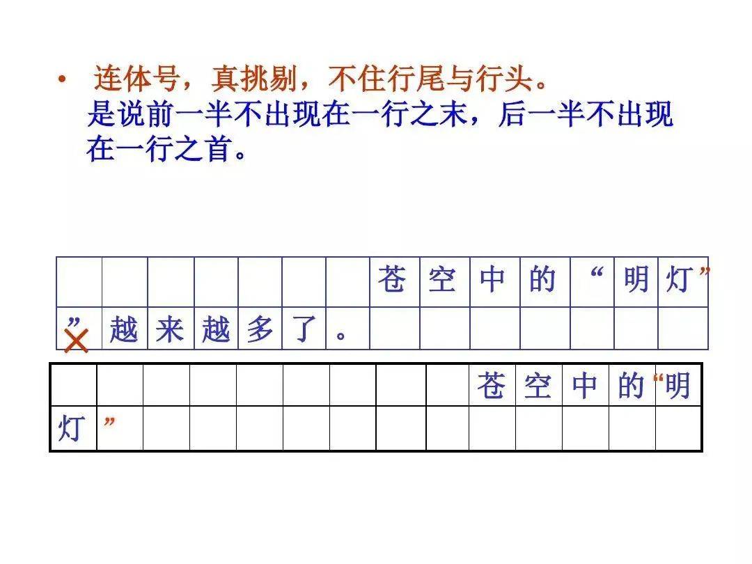 一年級標點符號的正確書寫格式圖文展示孩子不會寫錯了