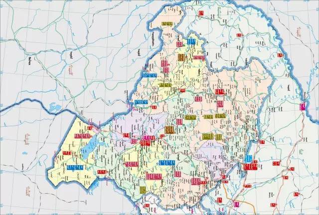 內蒙古12盟市蒙古語地圖 太實用了 趕緊收藏!_錫林郭勒