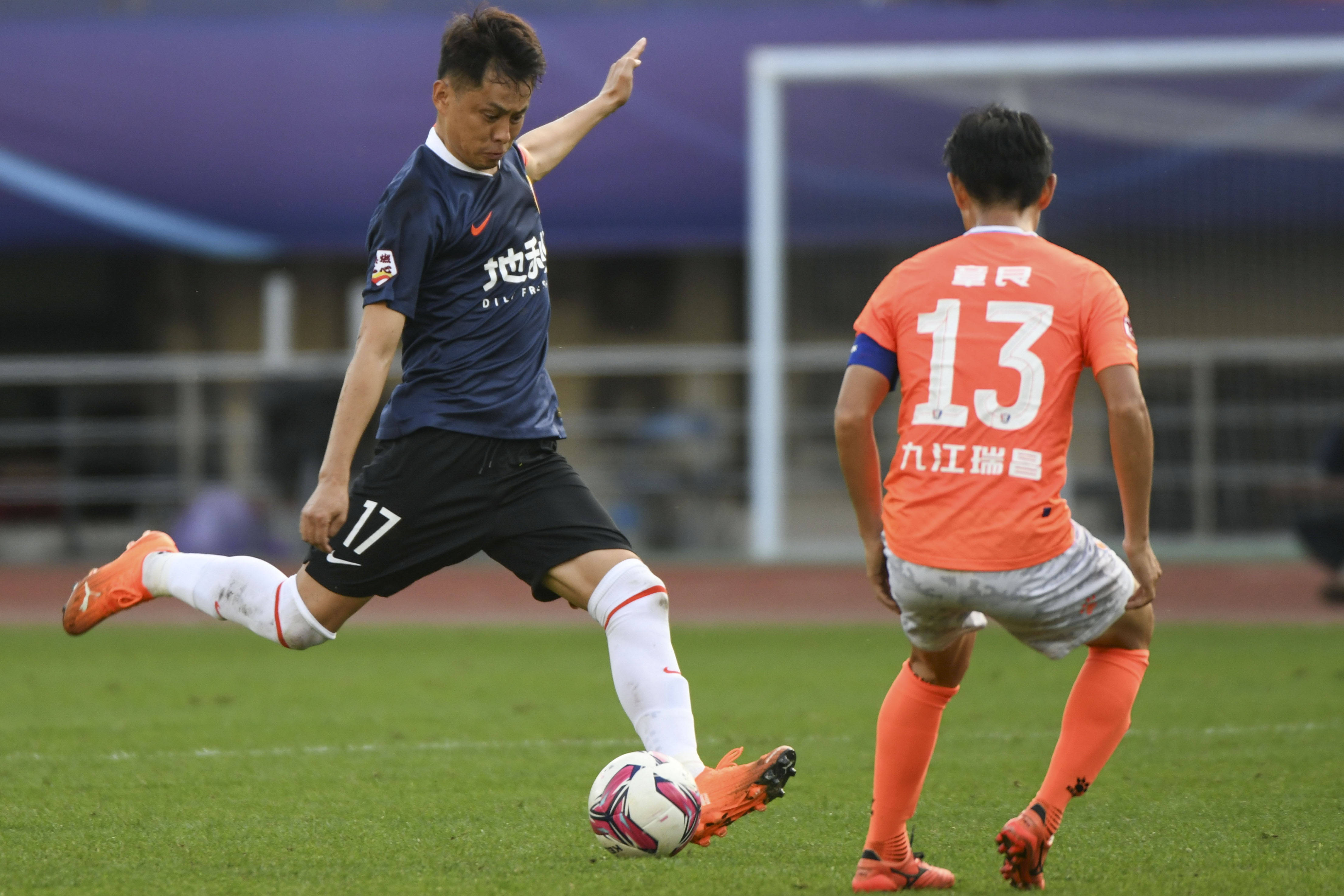 足球中甲保级附加赛江西联盛胜北京人和