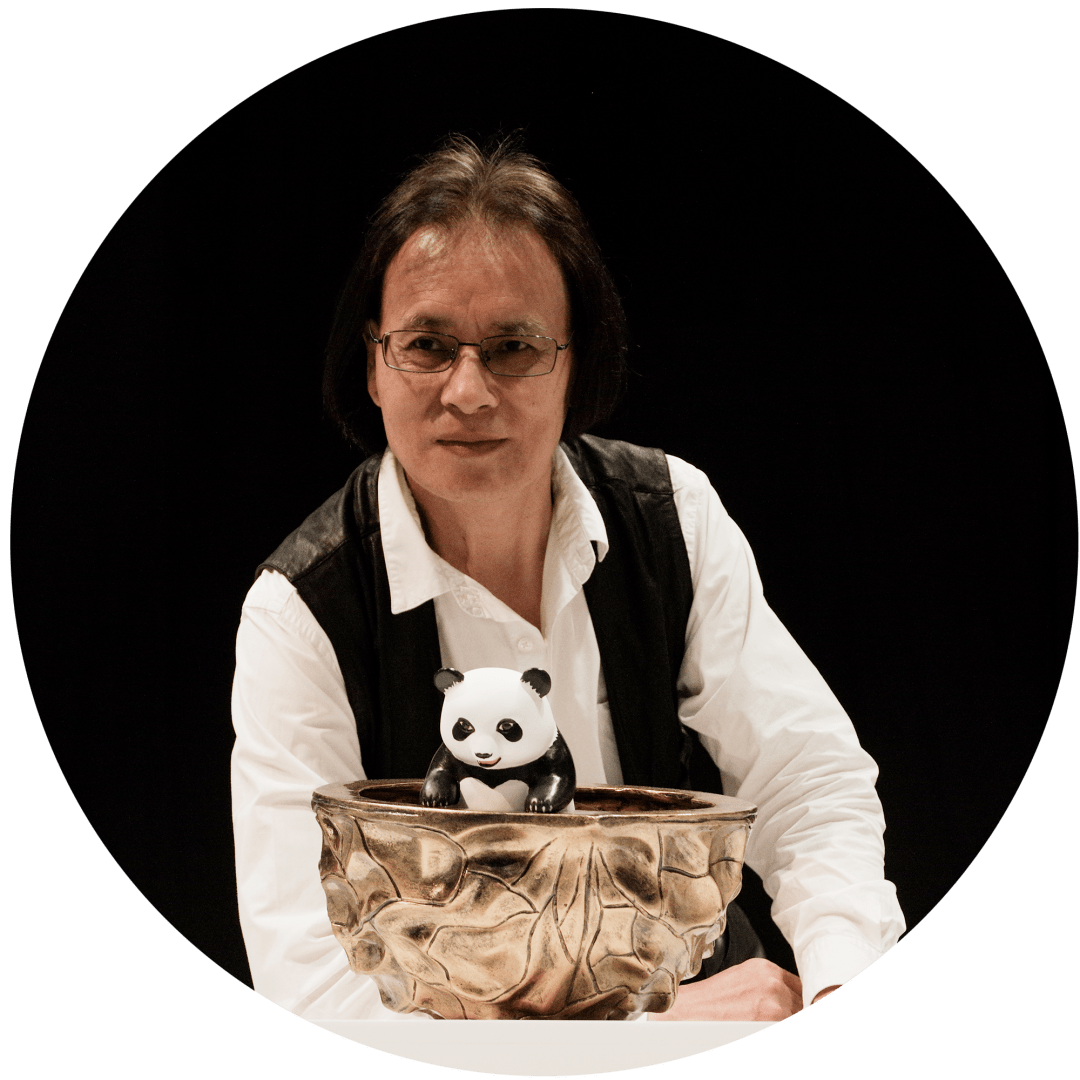 《熊猫,是一种态度》分享者:张奇开德籍华人艺术家,艺术理论家在国内