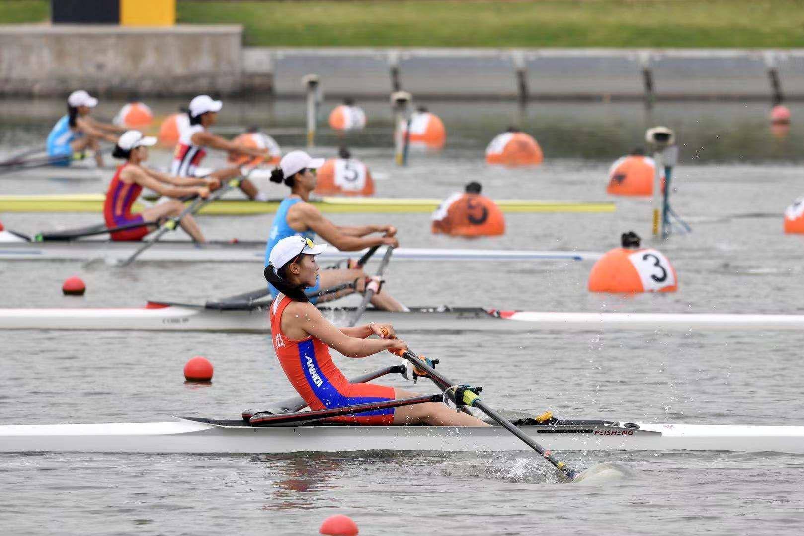 上海选手张灵夺全国赛艇锦标赛首金,坦言奥运延期有利于备战_比赛