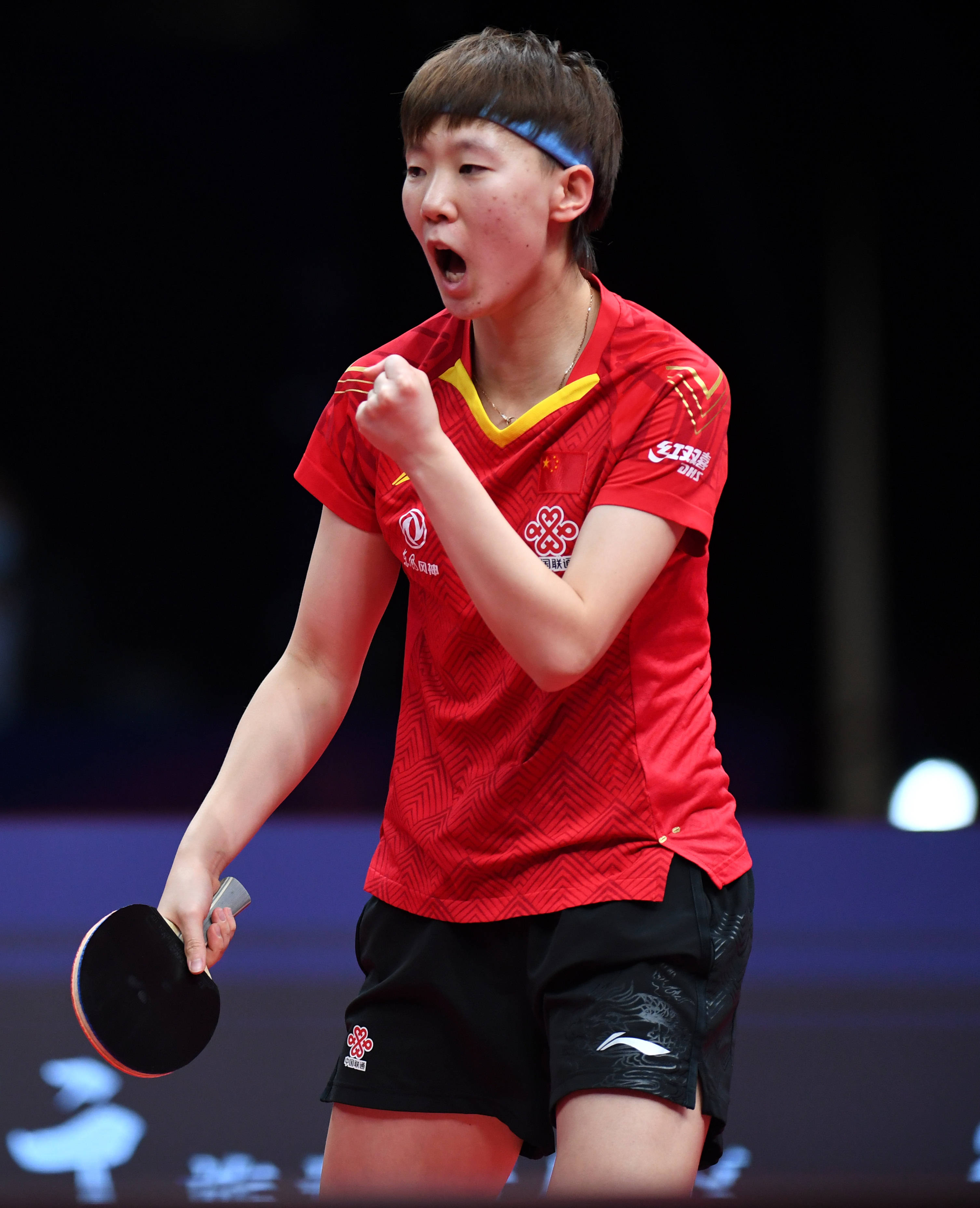 乒乓球——国际乒联总决赛:王曼昱晋级四强