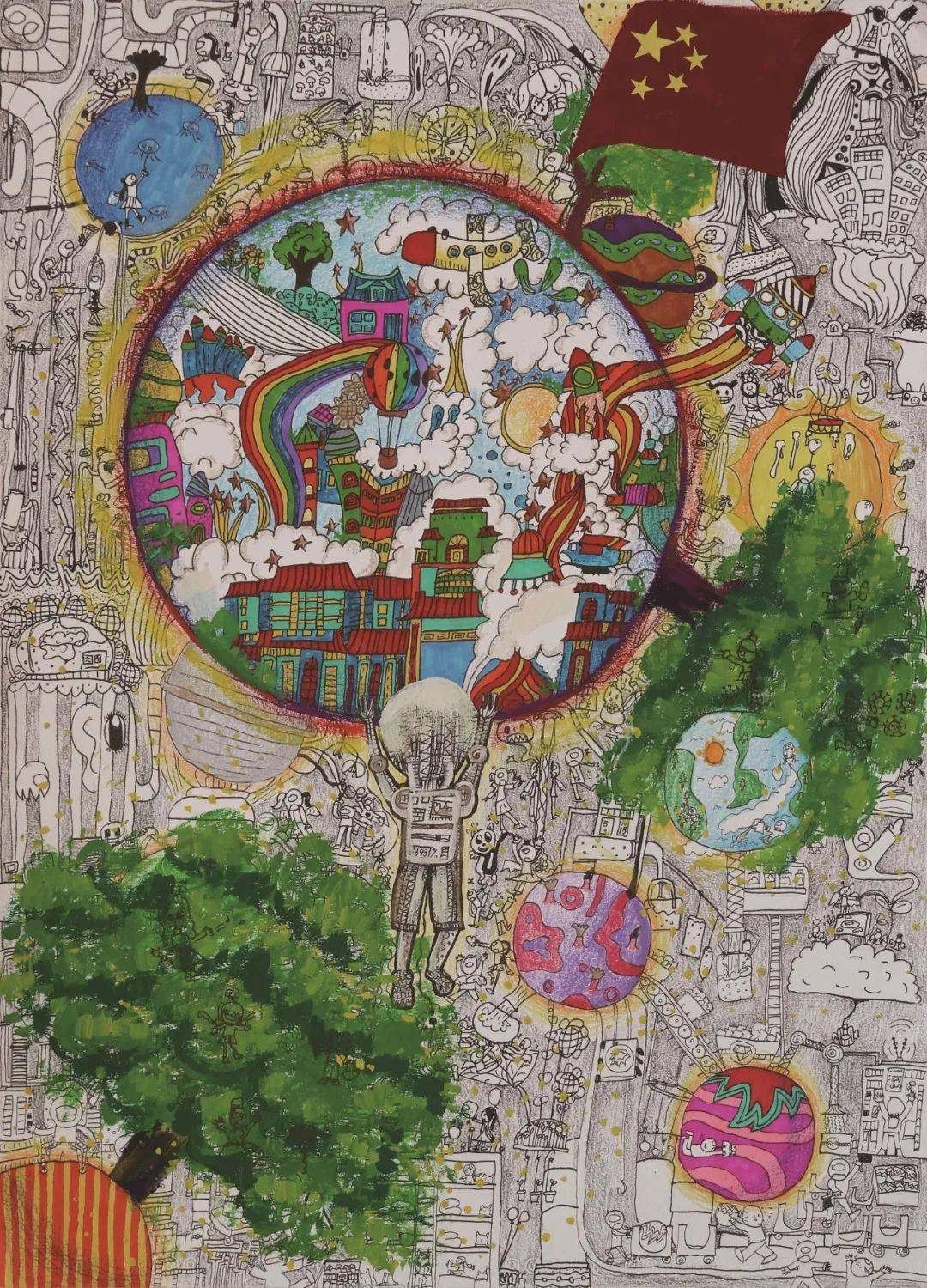 快来,"美育卡"作品走进新时代文明实践点_徐汇区