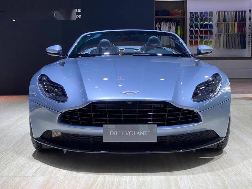 广州车展阿斯顿马丁db11天幕银特别版