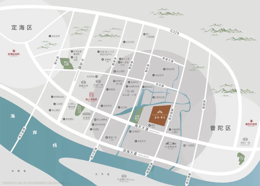 舟山临城小区地图图片