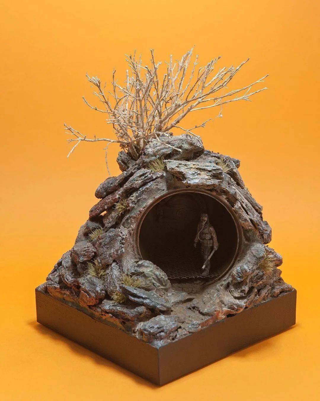 人类离开地球的第十年微缩景观