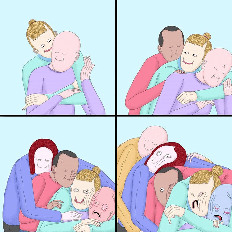 超现实主义讽刺漫画直戳人心,50w网友刷新三观~ 差点看傻了!