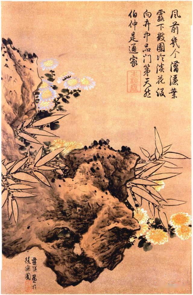 明代名家蓝瑛花鸟册页欣赏