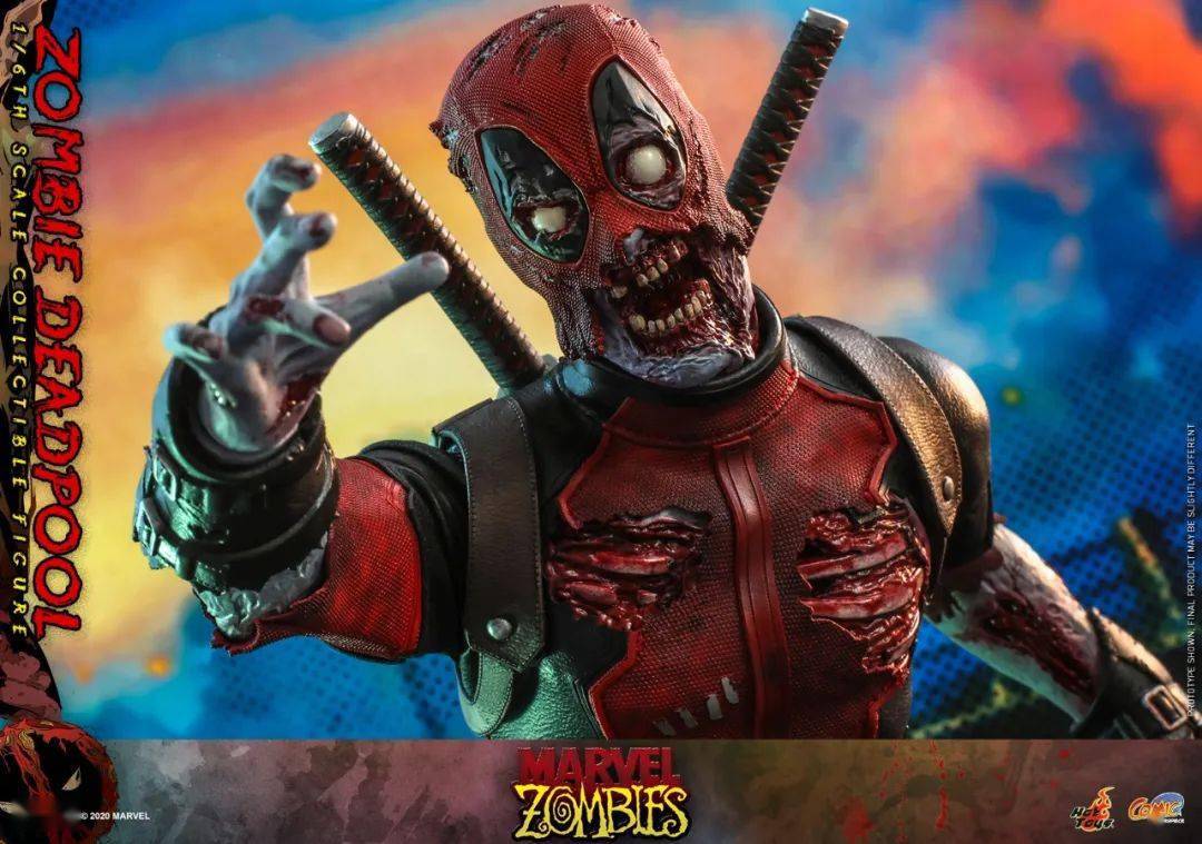 新品预定hottoysht16cms06丧尸死侍zombiedeadpool可动人偶