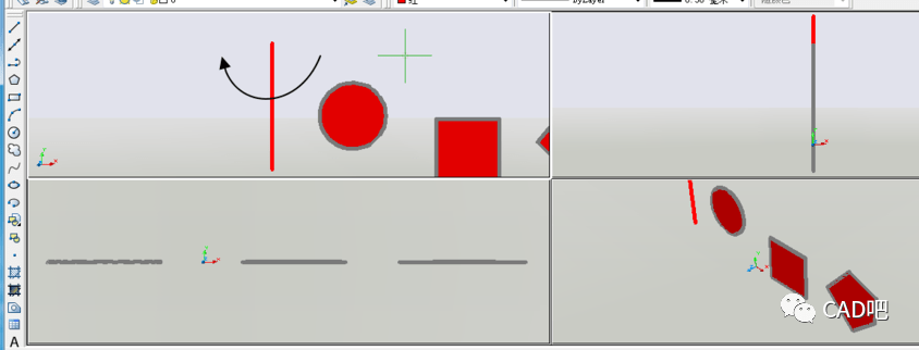 cad3d建模旋轉rev命令的使用