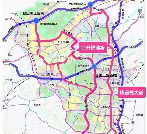 广台高速台山深井路段图片