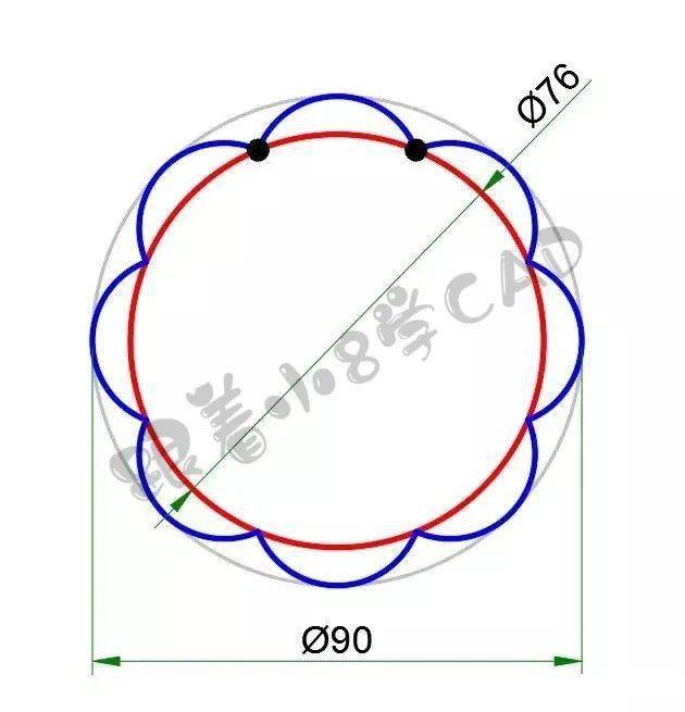 练习[02]旋转修剪快速阵列完整图纸