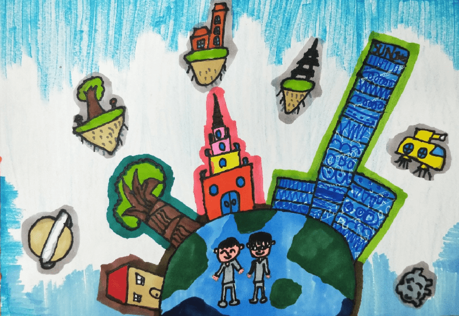 感童心赏童画民主学子优秀美术作品风采展