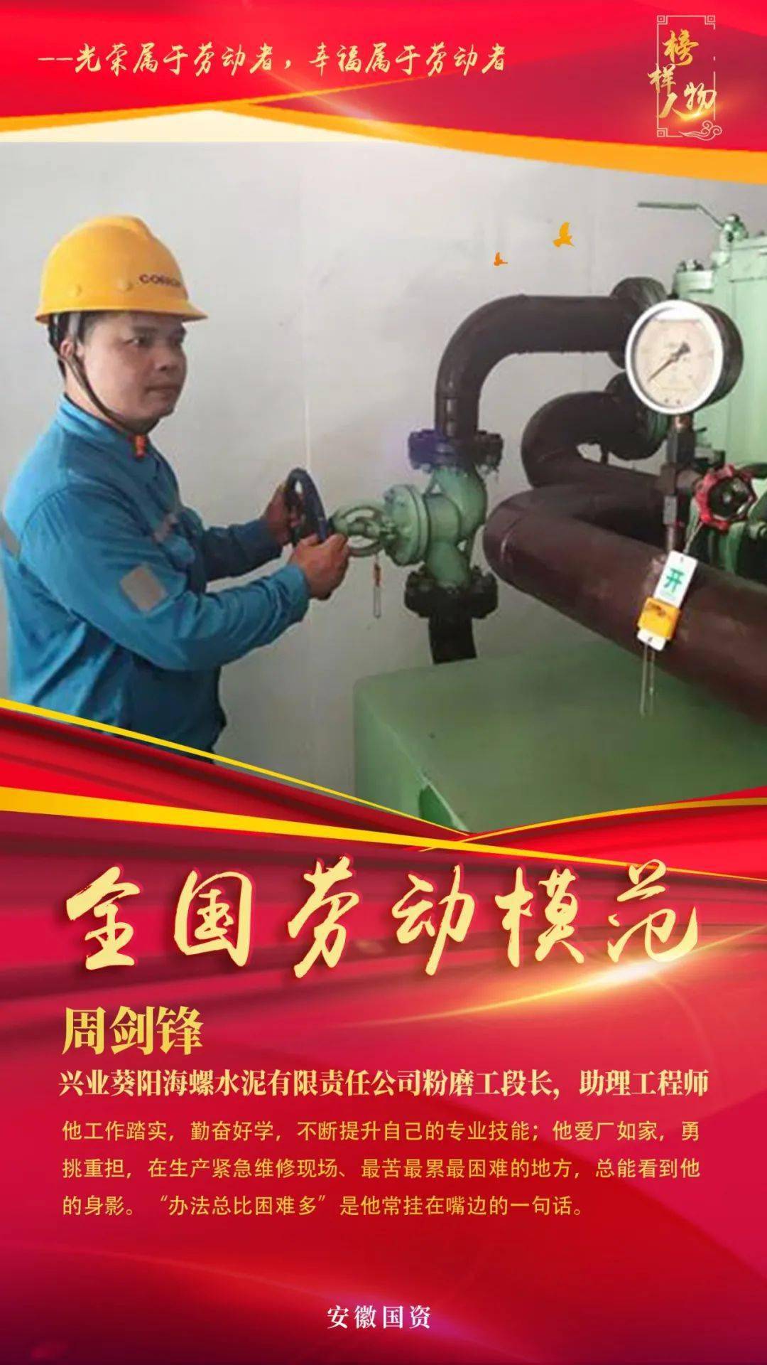 榜样人物丨省属企业全国劳动模范风采剪影——王张伟、周剑锋-搜狐大视野-搜狐新闻