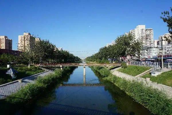 往日脏臭水今成示范河凉水河大兴段秀丽风景上线