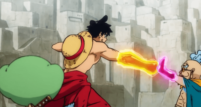 动画952集:豹大叔a爆全场,索隆秒了牛鬼丸,凯多大妈惊天对决