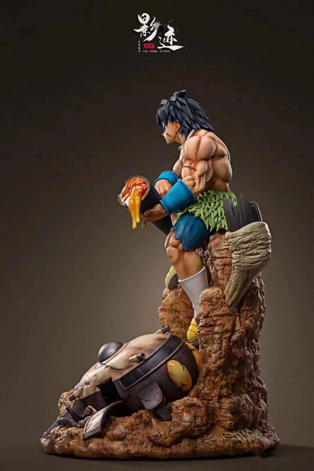 资讯影迹模玩周年庆款遗失的赛亚人坐姿布罗利gk限量手办雕像