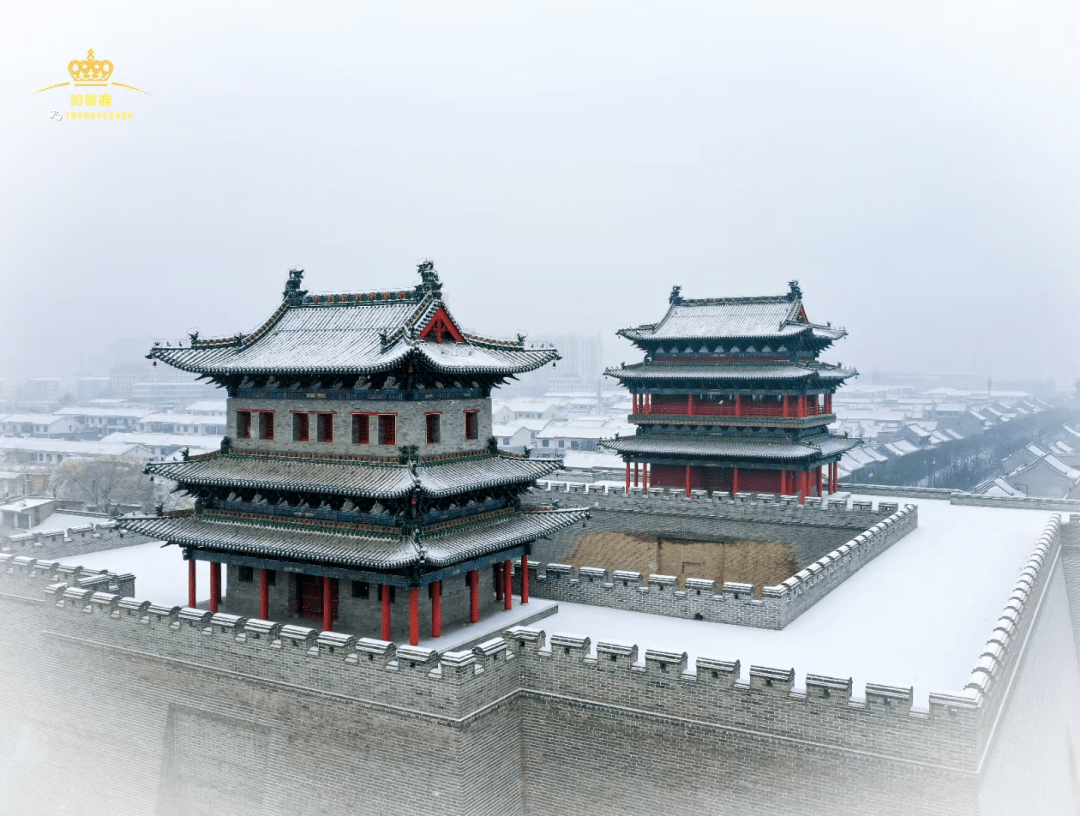 夜雪初霁,朔州美成了马邑