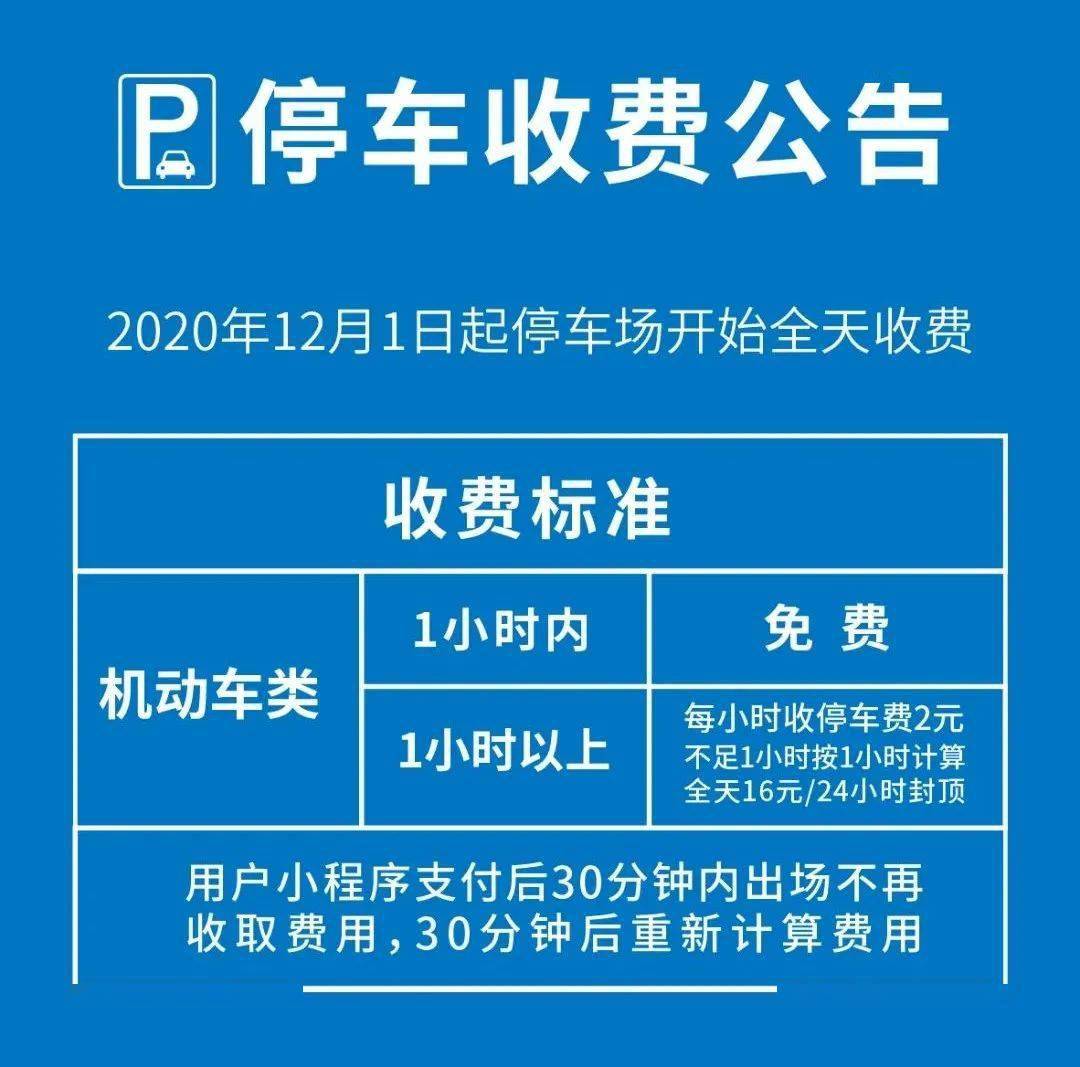 连云港各大商场停车收费标准