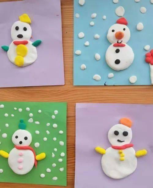 手工制作:创意橡皮泥——小雪人3,学习二十四节气歌2,了解二十四节气