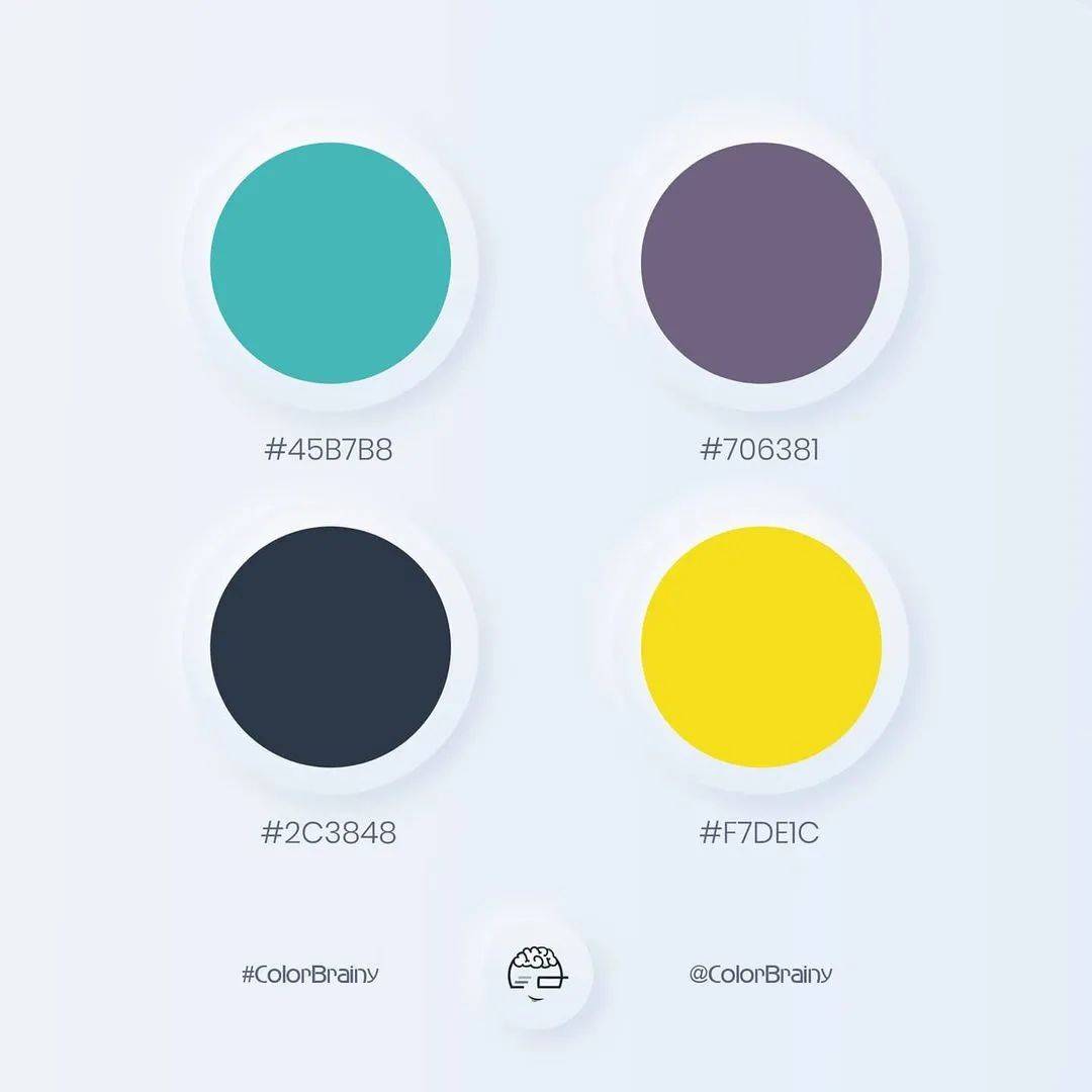 四色配色参考676767