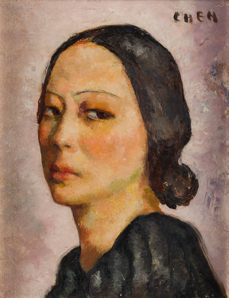 新加坡展张荔英画作她是张静江的女儿更曾与潘玉良齐名