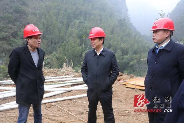 东安冯德校调研金江流域锑污染综合整治工程