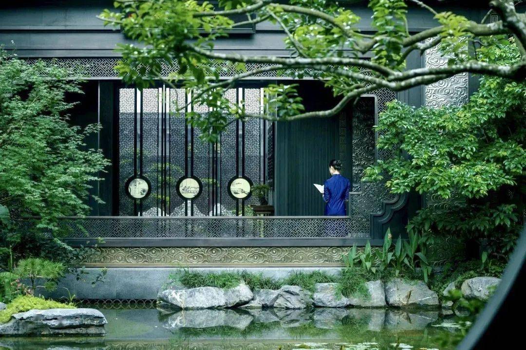 2020年度最美售楼处之 "四水归堂 ",属于中国人自己的文化瑰宝!