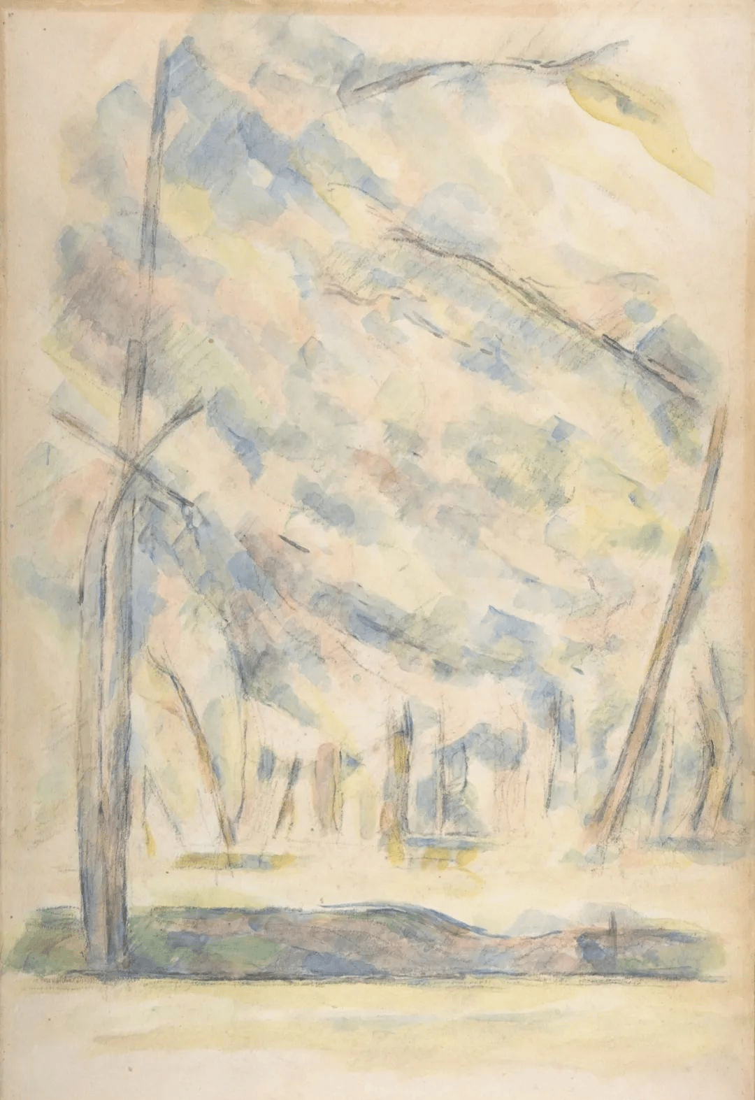 塞尚作为一个水彩画家的天才甚至要比他作为一个油画家的天才更伟大