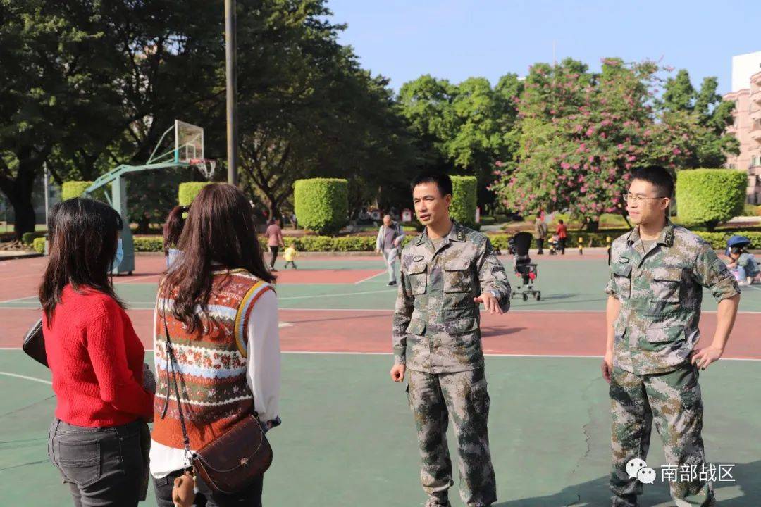 与天园街道办沟通交流近日75837部队联动广州市天园街社工服务站