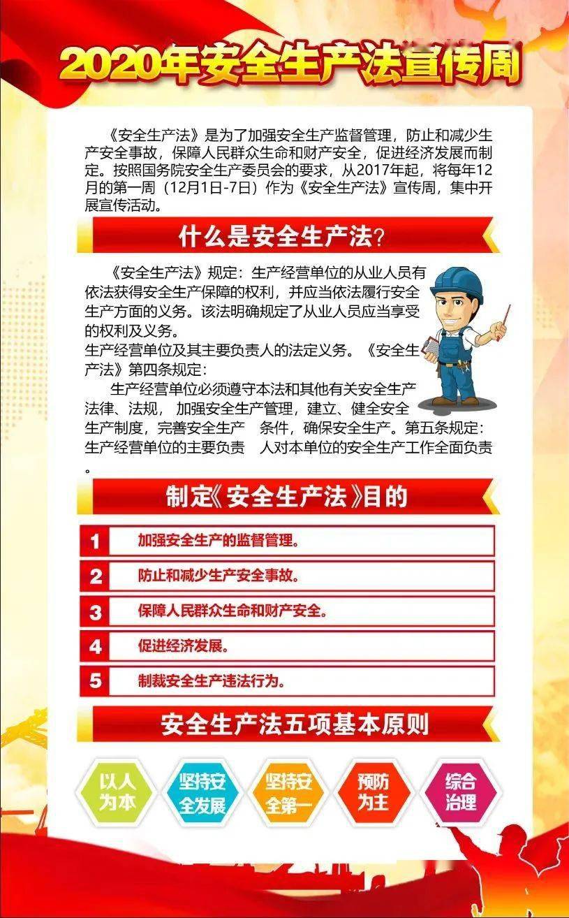 【安全生产】《安全生产法》宣传周,这些知识你需要了解