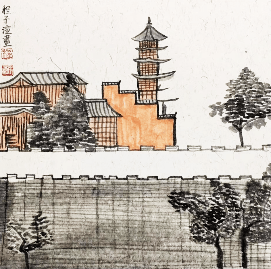 童绘新江苏佳作选25水墨风光