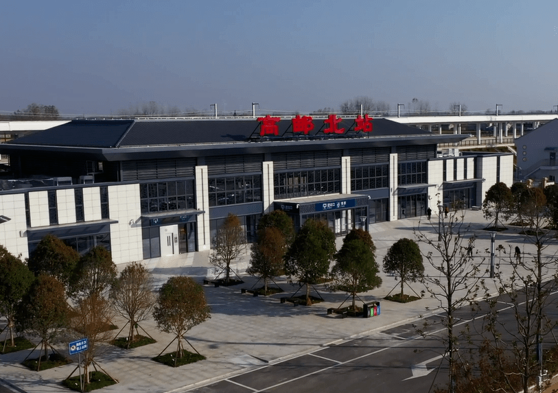 来了列车前方到站高邮北站