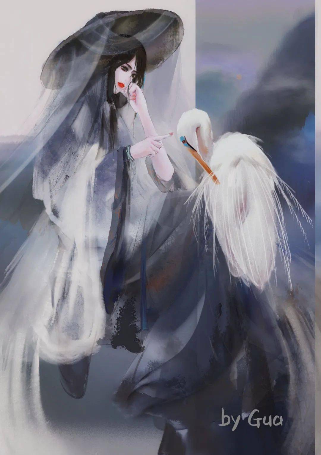 白鹭动物篇特此公开——形成一本动植物拟人图鉴我们提取出部分内容在