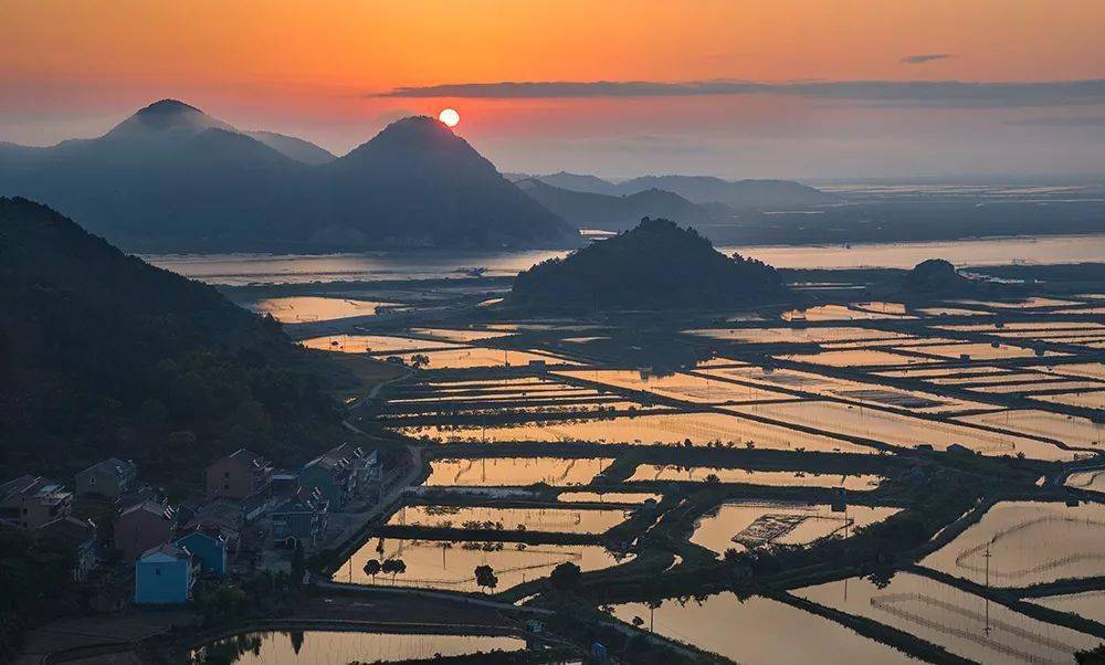 秋冬遊三門在沙柳日出騎行海鮮美景說走就走