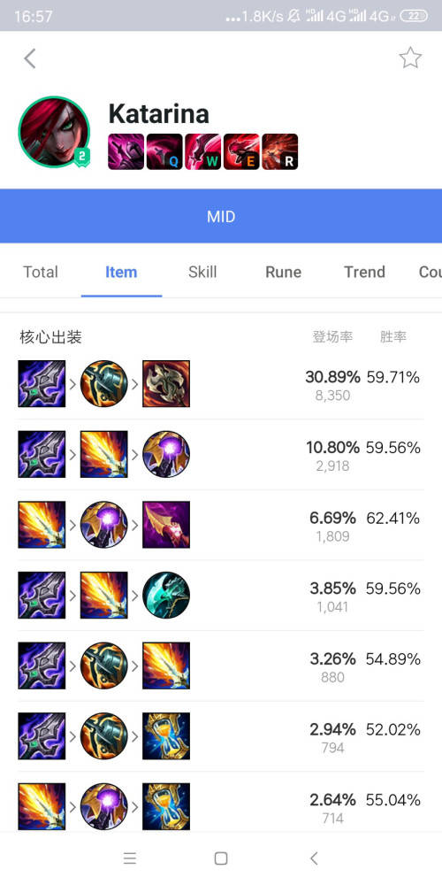 最近热门的版本之子中单海妖卡特到底强在哪里