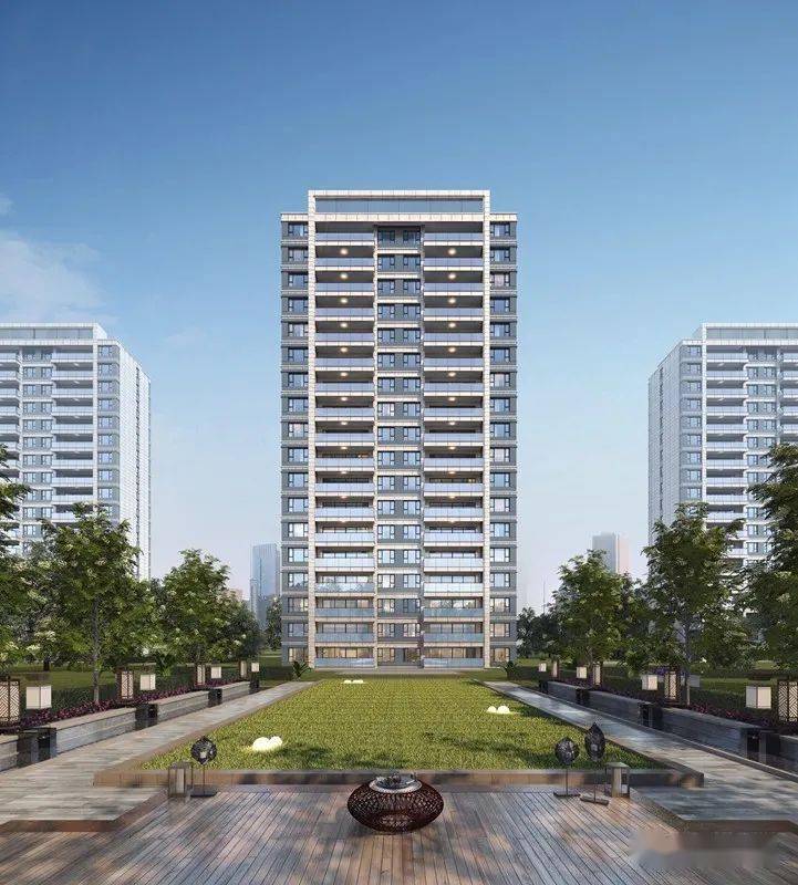 2020年效果图整理现代典雅风格洋房小高层