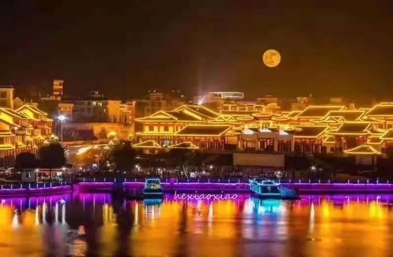 容县容州古城景区67入选广西十佳夜游景区夜景美到让人惊叹