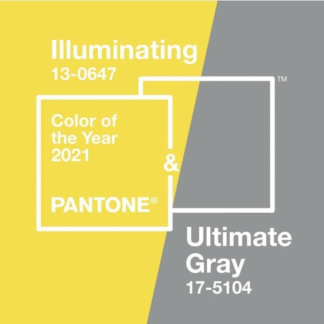 期待已久的2021年流行色终于等来了pantone的官宣这个灰黄组合不错