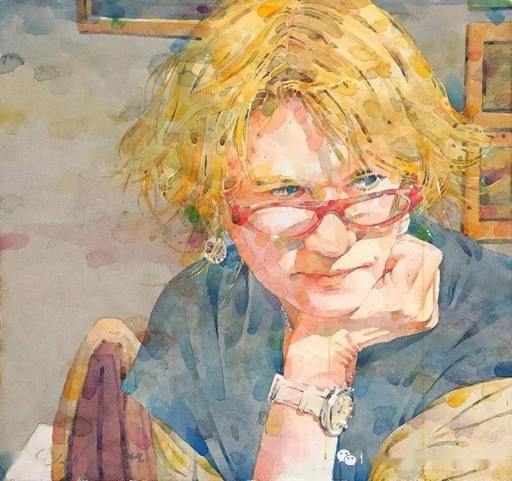 泰德纳托尔画笔下的人物生动活泼色块叠加的恰到好处