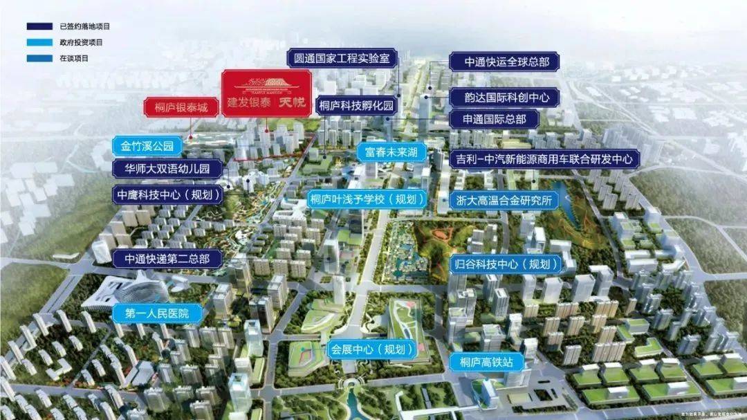 从配套来看,今年银泰城落定桐庐,目前在建中,高端商业已被激活;交通