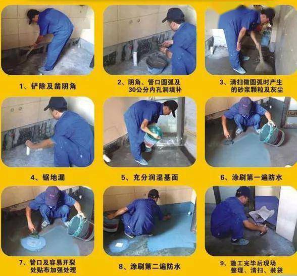 防水没做好再好的装修也是渣只有这样才能保证万无一湿